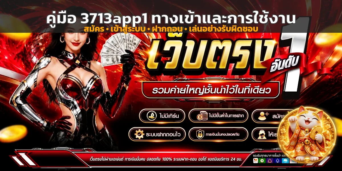 3713app1 คู่มือผู้ใช้ใหม่ | 10 จุดตรวจก่อนเริ่ม
